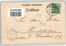 24937 W2390 Flensburg 1898 Foto AK Bahnhof