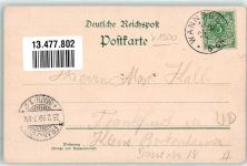 10115 W1000 Wannsee 1899 Lithographie Gasthaus Deutsche Eiche