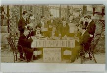 00100 Roma Rom 1920 Privatfoto AK Redaction & Expedition Cosmopolitische Hotel Revue