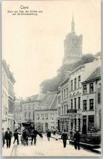 47533 W4190 Kleve , Niederrhein - Ortsstraße Fuhrwerk Schwanenburg