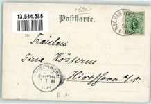 69239 W6918 Neckarsteinach 1898 Lithographie Gasthaus zur Harfe Dilsberg