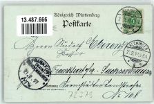 72379 W7450 Hechingen 1897 Lithographie Burg Hohenzollern Bahnhof