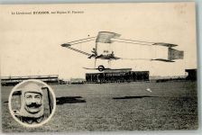 Leutnant Byasson, sur Biplan H. Farman Flugwesenpionier