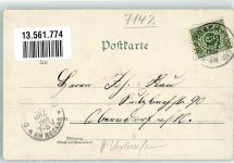 71672 W7142 Marbach am Neckar 1900 Lithographie Verläufer Druck um 1890 Schiller Denkmal Schiller's Geburtshaus Oberer Torturm