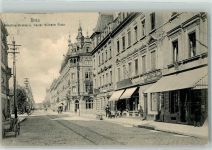 01587 O8400 Riesa 1908 - Wettinerstraße Kaiser Wilhelm-Platz Friseursalon