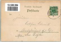 37213 W3430 Wendershausen , Kr Witzenhausen Gebrauchsspuren Lithographie Forsthaus Ludwigstein Arenstein Gasthaus zur Krone Bahnpost Berlin-Kassel