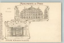 75000 Paris - Oper Gasthaus Handlung Vite Und Bien