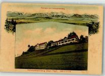82383 W8126 Hohenpeißenberg - Alpenpanorama Hohenpeissenberg Wallfahrtskirchturmspitze