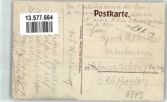 76891 W6749 Erlenbach bei Dahn, b Bad Bergzabern 1919 - Gasthaus zum Engel