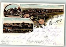 38678 W3392 Clausthal-Zellerfeld 1899 Lithographie Hotel Deutsches Haus Rosenzweig