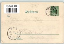 44623 W4690 Wanne 1898 Lithographie Bahnhof Soolbad Wilhelmsquelle