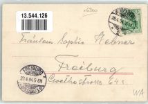 69115 W6900 Heidelberg , Neckar 1904 - Studentika Leonensia sei`s Panier