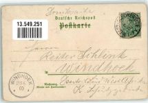 10115 O1190 Niederschöneweide 1900 Lithographie Etablissement Gasthaus Neptunshain Gartenwirtschaft Ballsaal