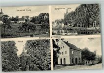 07545 O6501 Seligenstädt - Posthilfstelle Seelingstädt Gasthaus Schloss Dorfteich Dorfplatz Kirche Schule