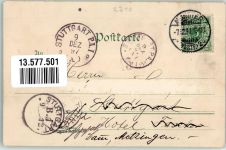 25524 W2210 Itzehoe 1897 Lithographie Stadtwappen Post St. Laurentii-Kirche Schloss Breitenburg Gasthaus Eichtal