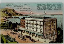 Monte Carlo - Hotel d´Albion Straßenbahn Auto Omnibus