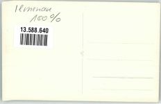 98693 O6300 Ilmenau , Thür Privatfoto AK Mehrfamilienwohnhaus Ort handschriftlich
