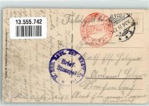 78315 W7760 Radolfzell am Bodensee 1917 Gebrauchsspuren Schützenstraße Gasthaus Germania Feldpost