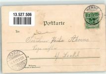 34414 W3530 Warburg , Westf 1899 Lithographie Sackturm Degenberg Denkmal