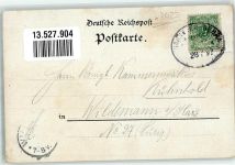 37445 W3425 Walkenried 1897 Lithographie Hotel zum Goldenen Löwen Kreuzgang Kloster-Ruinen Gasthaus Röseberg Bahnpost Nordhausen Zg. 289