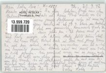 Doksy Hirschberg am See 1942 Foto AK Hotel Petelka Auto Thammühl am See