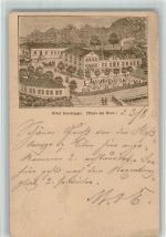 06502 O4308 Thale BOAKC Vorläufer 1887 Privatganzsache Hotel Rosstrappe