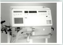 W2400 Lübeck Evita Langzeitbeatmungsgerät 1986 Drägerwerk Werbung Technik Medizin KEINE AK