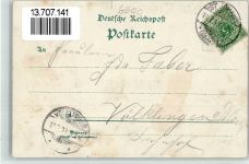 66111 W6600 St. Johann 1899 BOAKC Lithographie Cafe Ruhland Cafestube Parterre und 1. Etage