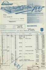 78315 W7760 Radolfzell am Bodensee Briefkopf Rechnung von 1937 Schiesser Trikotfabriken
