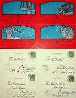 Sternzeichen 12 AK bedarfsgebraucht an eine Adresse Meunier 1899 BOAKC