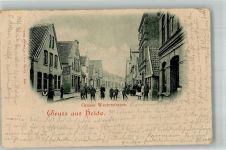 25746 W2240 Heide , Holst 1899 - Grosse Westerstrasse Gasthaus Nachporto