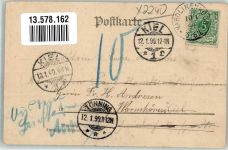25746 W2240 Heide , Holst 1899 - Grosse Westerstrasse Gasthaus Nachporto