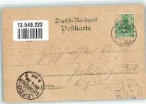 04425 O7127 Taucha b Leipzig 1904 Lithographie Gasthaus Schützenhaus