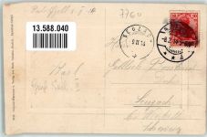78315 W7760 Radolfzell am Bodensee 1914 Prägedruck Volksschule Neues Postamt Passepartout