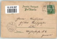 02681 O8609 Wilthen 1901 Gebrauchsspuren Jägerhaus Gasthaus a. d. Mönchswald Lithographie