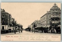 04769 O7263 Mügeln b Oschatz 1907 - Albertstraße Gasthaus Albert
