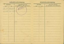 W6686 Eppelborn Arbeitskarte Ausweis 1945 KEINE AK