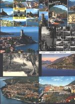 37018 Malcesine - Lot mit 9 div AK