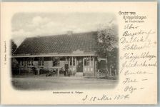 21039 W2051 Kröppelshagen-Fahrendorf Foto AK Gasthaus Krüger Fahrrad