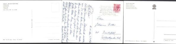 48015 Cervia - Milano Marittima , Lot mit 6 div AK