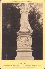W1000 Berlin, unsortiert Denkmal der Königin Luise Denkmal Kabinettfoto