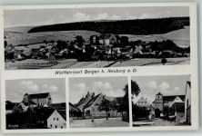 86633 W8858 Bergen b Neuburg a d Donau - WK II Brauerei Kirche Kirchenweg