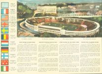 00100 Roma Rom Klapp AK Trevi Brunnen Olympiastadion Olympiade 1960 KEINE AK