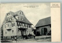 72213 W7272 Zumweiler , Württ 1918 Foto AK Gasthaus zum Lamm Scheune Kutsche