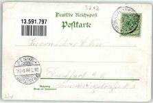 31028 W3212 Gronau Leine 1899 Lithographie Wappen Kais. Post Papierfabrik Am Markt