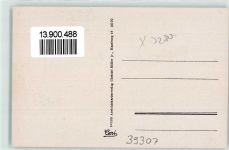 39307 O3280 Genthin - Poststraße Naverma-Haus Litfaßsäule Emailleschild Radfahrer