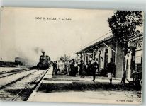 10230 Mailly-le-Camp 1927 Foto AK Bahnhof Eisenbahn