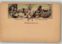 Blankenstein Vorläufer Druck 1880-89 Gasthaus Burg Blankenstein
