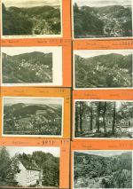 95460 W8582 Bad Berneck i. Fichtelgebirge Lot mit 20 AK Musterkarten Original aus Metzarchiv Bestellvorgänge und Auflagenzahlen