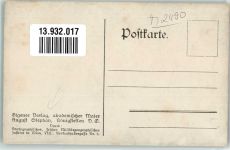 Eigener Verlag akad. Maler August Stephan , Königstetten "Ein Ruf ist erklungen" Mann mit einer Flagge Turnvater Jahn